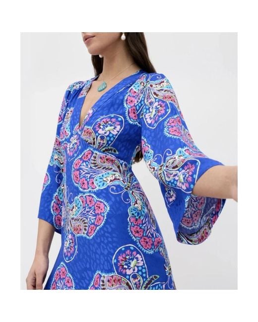 Midi Dresses Rixo en coloris Blue