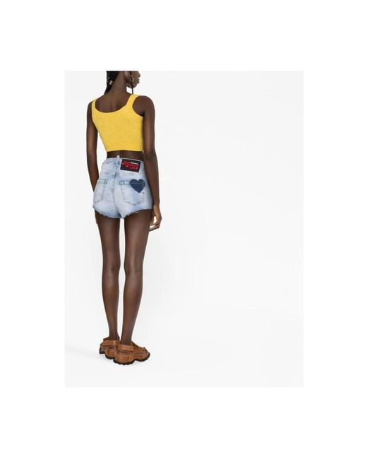 Denim Shorts DSquared² de color Blue