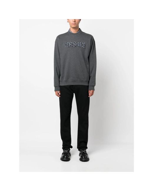 Versace Gray Sweatshirts for men