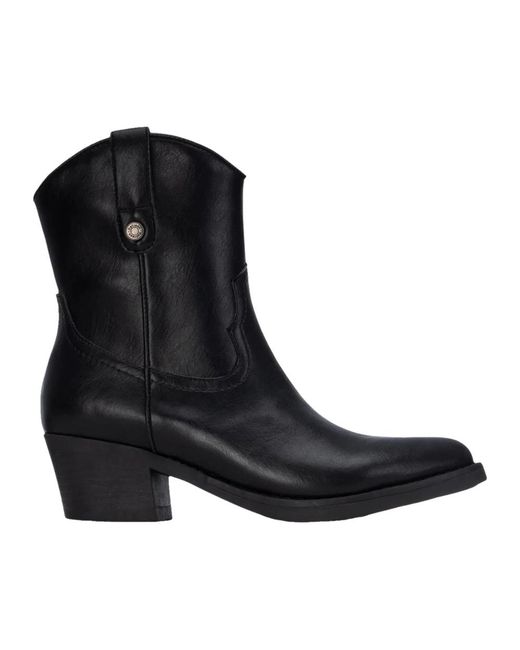 Refresh Black Cowboy & Biker Boots