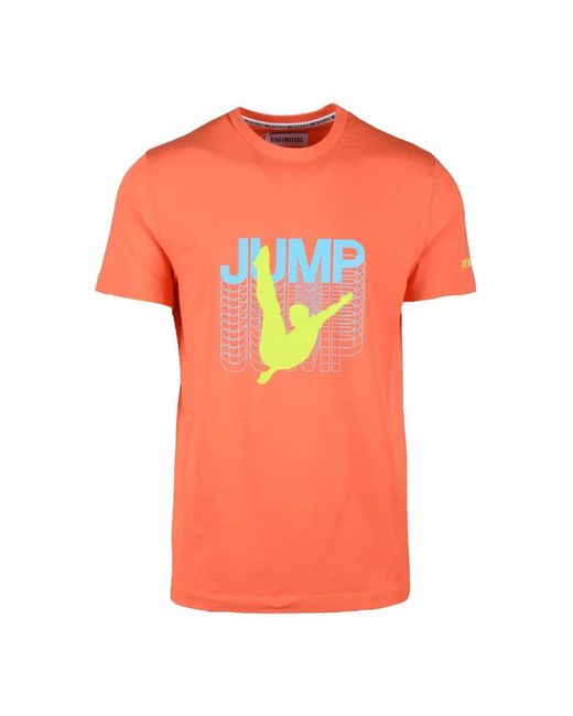 Bikkembergs Tshirt in het Orange voor heren