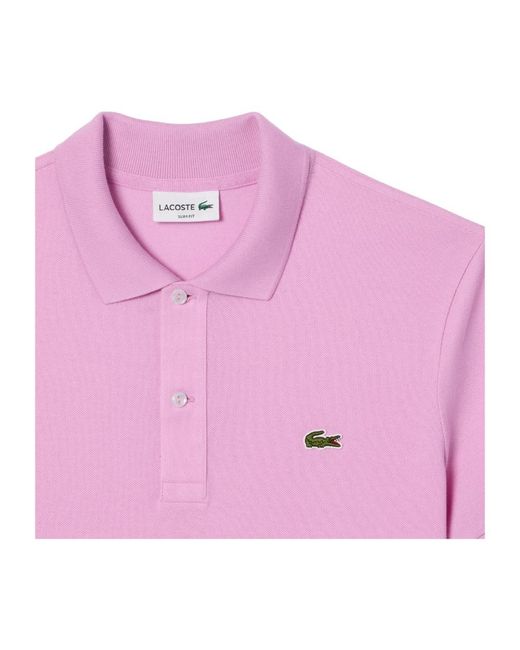 Lacoste Pink Polo Shirts for men