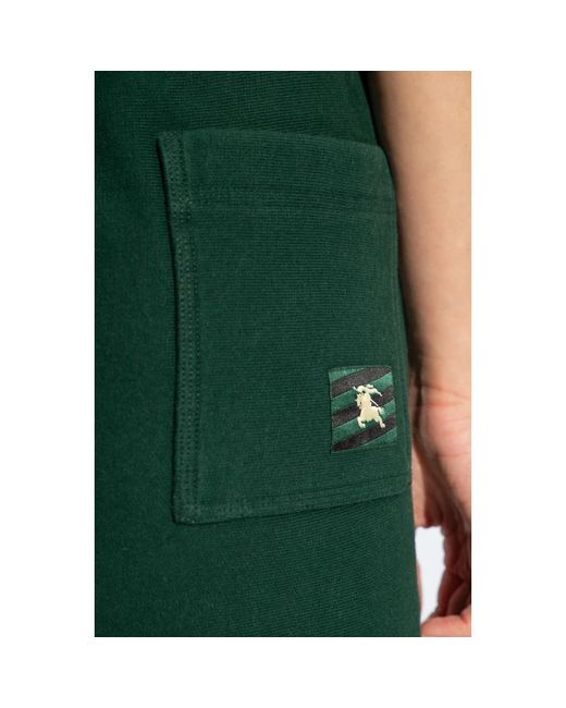 Burberry Green Sweatpants mit logo