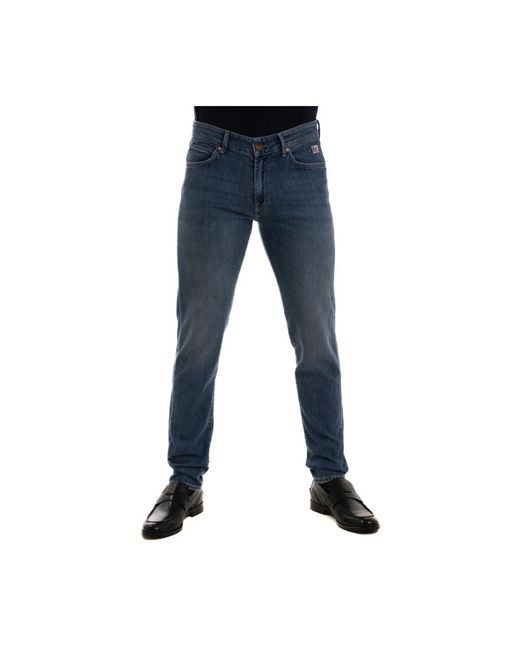 Roy Rogers Slim fit stretch denim jeans in Blue für Herren