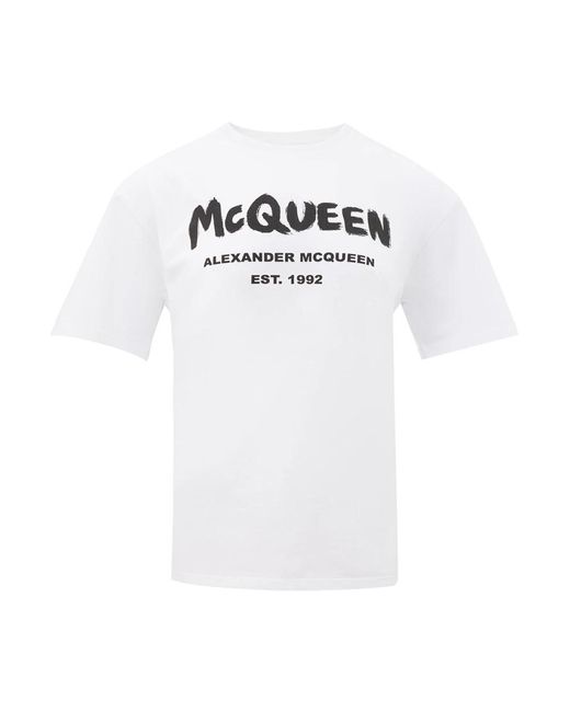 Alexander McQueen White T-Shirts