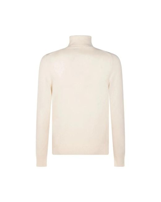 Malo White Cashmere Knitwear for men