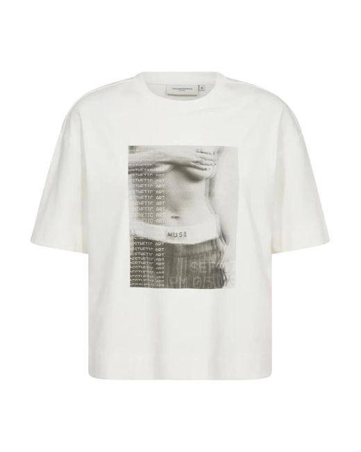 T-Shirts Copenhagen Muse de color White
