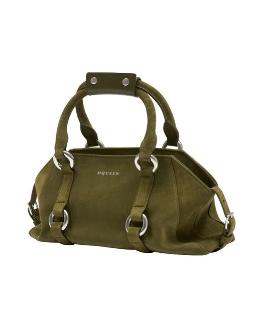 McQueen Green Handbags