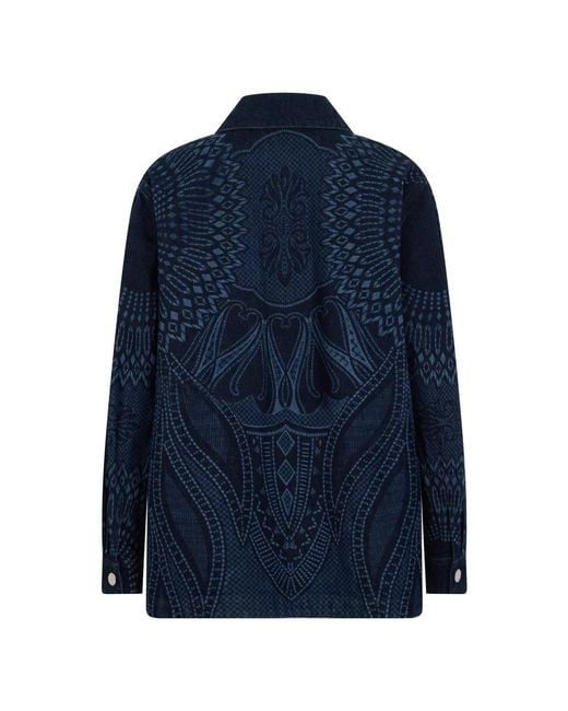 Alberta Ferretti Blue Denim Jackets