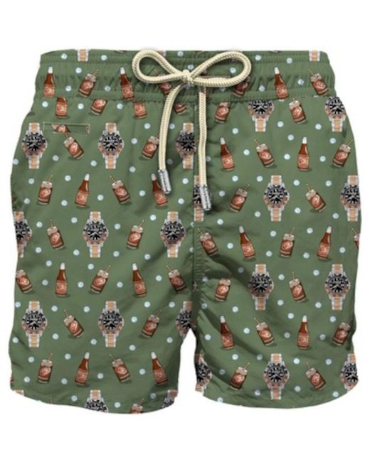 Mc2 Saint Barth Beachwear in het Green voor heren