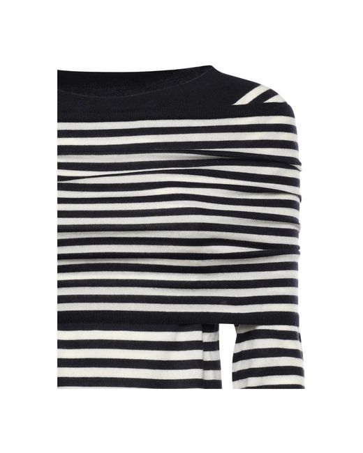 Max Mara Black Round-Neck Knitwear