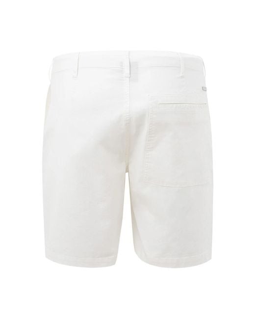 Armani Exchange White Cotton Short for men