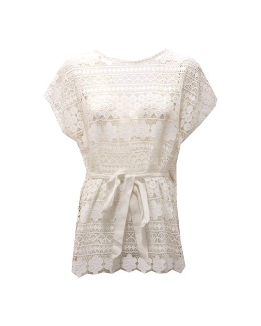 Ermanno Scervino White Blouses