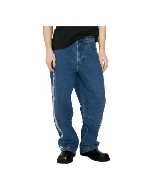 Eytys Blue Loose Fit Jeans for men