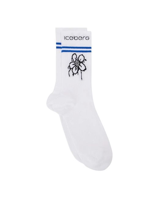 Socks Iceberg pour homme en coloris White