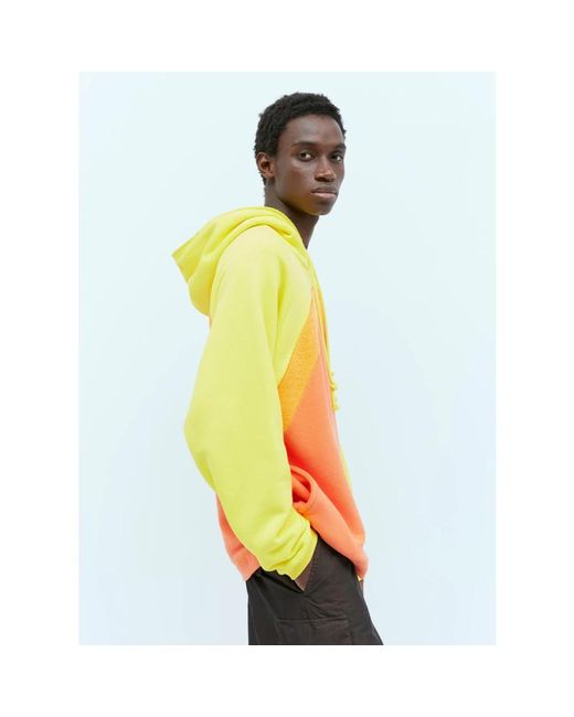 ERL Yellow Hoodies for men