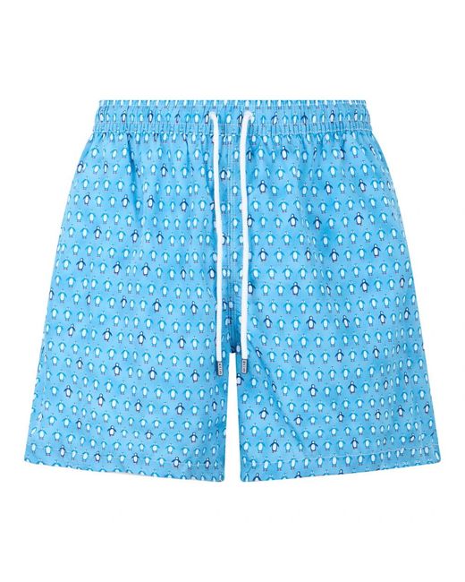 Fedeli Blue Beachwear for men