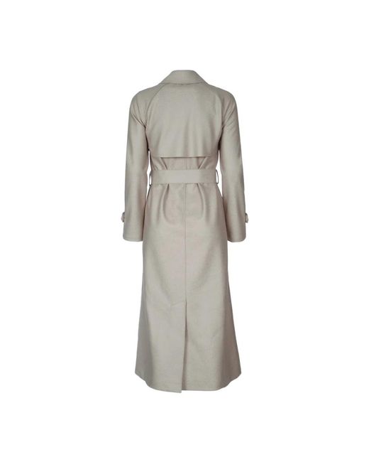 Harris Wharf London Gray Trench Coats