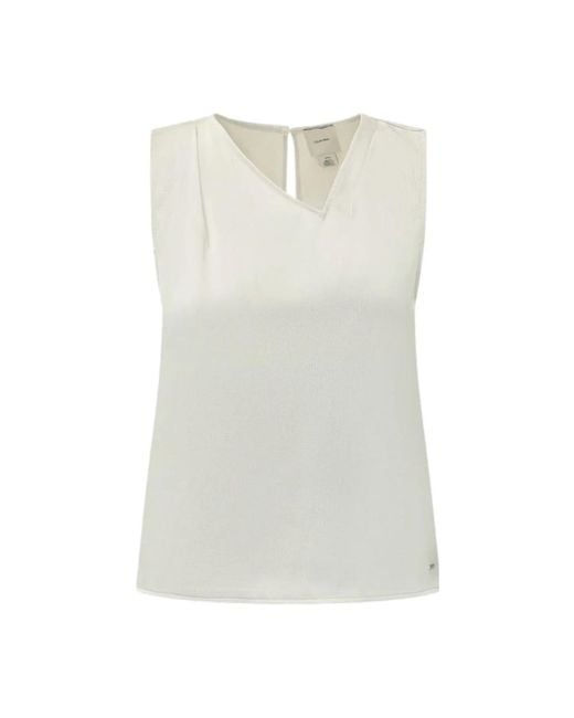 Calvin Klein White Blouses