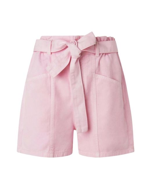 Pepe Jeans Pink Short Shorts