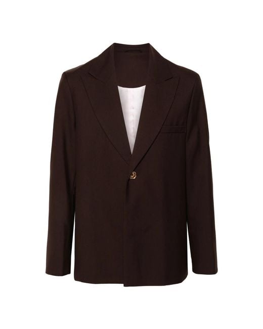 Séfr Brown Blazers for men