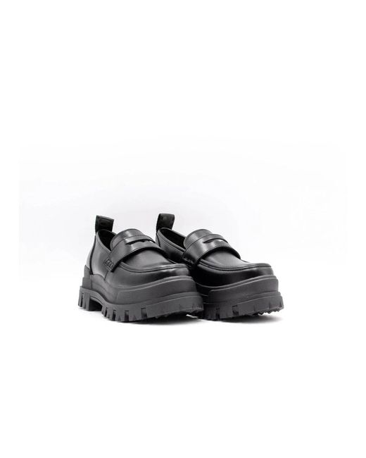 Buffalo Black Loafers