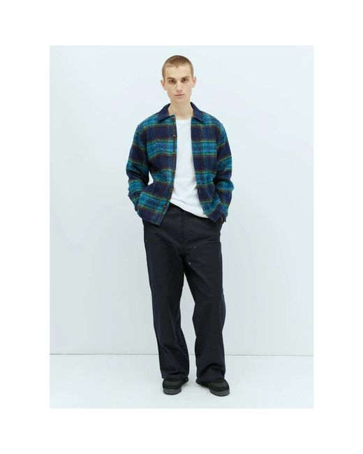 Brain Dead Blue Casual Shirts for men