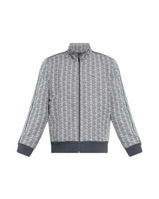 Lacoste Gray Zip-Throughs for men