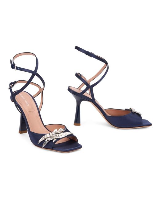 Alberta Ferretti Blue High Heel Sandals
