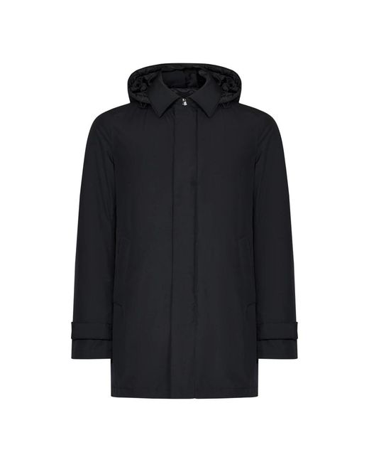 Herno Black Winter Jackets for men