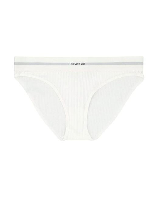 Calvin Klein White Elegantes Spitzenwäscheset