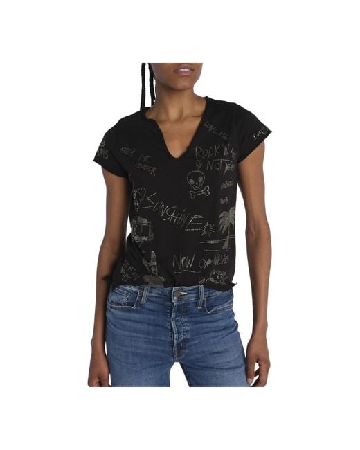 Zadig & Voltaire Black T-Shirts