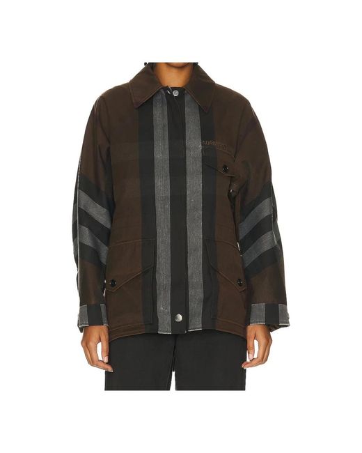 Burberry Gray Light Jackets