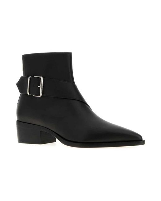 McQueen Black Heeled Boots