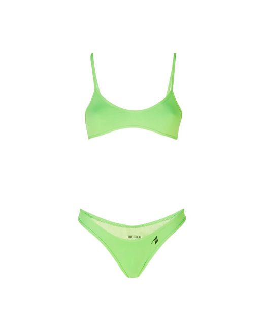 The Attico Green Bikinis