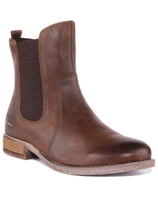 Josef Seibel Brown Chelsea Boots