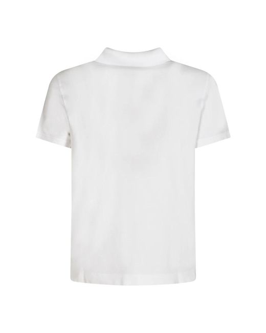 Canada Goose White Polo Shirts for men