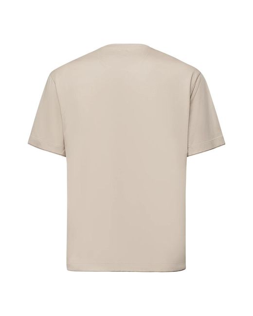 Eleventy Tops ,Bruin ,Bruine T-Shirt En Polo Collectie in het Natural voor heren