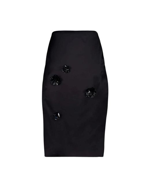 Casablanca Black Midi Skirts