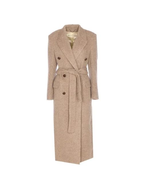 Golden Goose Deluxe Brand Natural Belted Coats