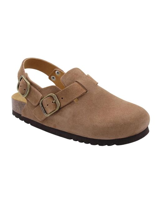 Clogs Scholl de color Brown