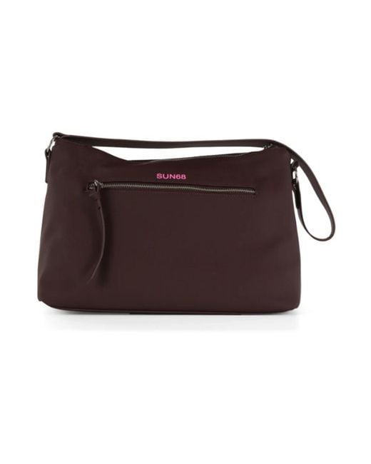 Sun 68 Purple Shoulder Bags