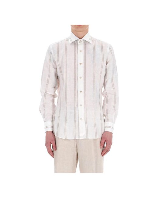 Eleventy White Casual Shirts for men