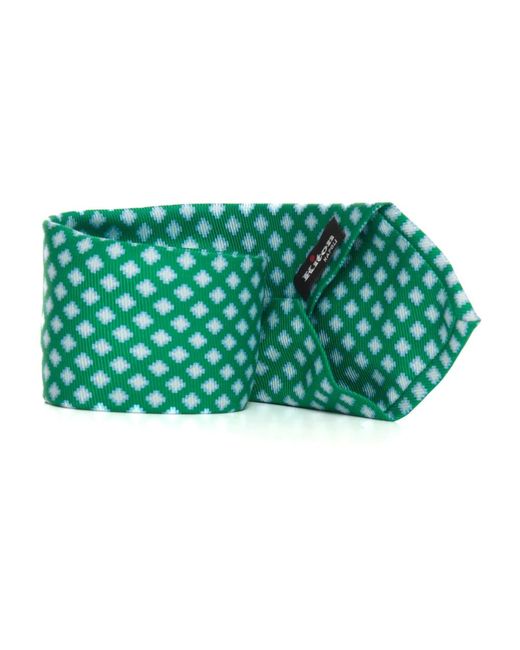 Ties Kiton pour homme en coloris Green