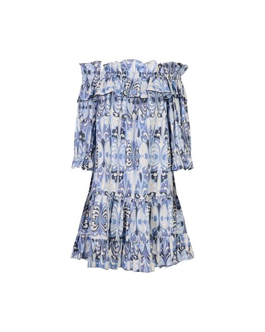 LaDoubleJ Blue Short Dresses