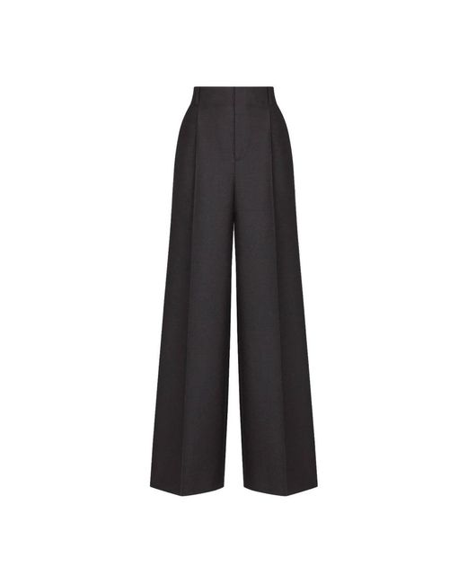 Dior Black Wide Trousers