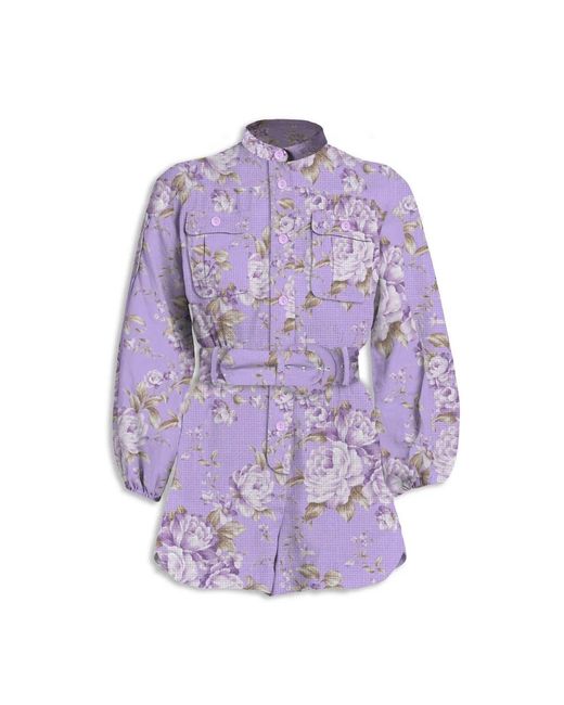 Mc2 Saint Barth Purple Stilvolle kleider für frauen