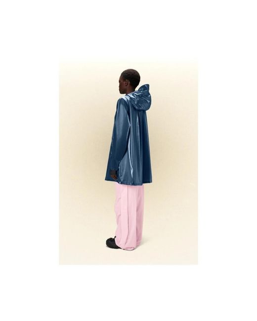 Rains Jassen ,Blauw ,Polyester Jacket in het Blue