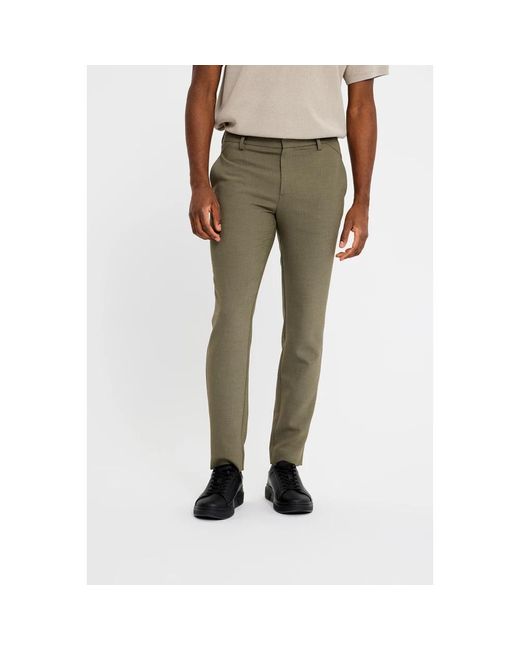 Plain Broek in het Green voor heren