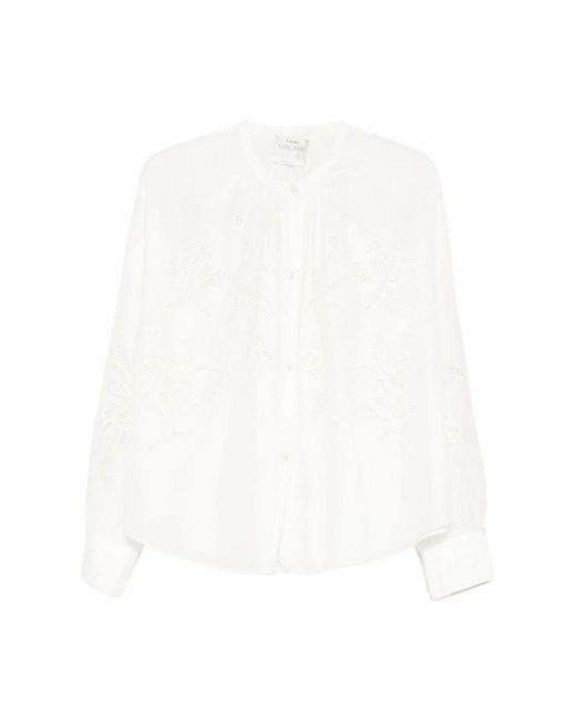 Forte_forte White Blouses